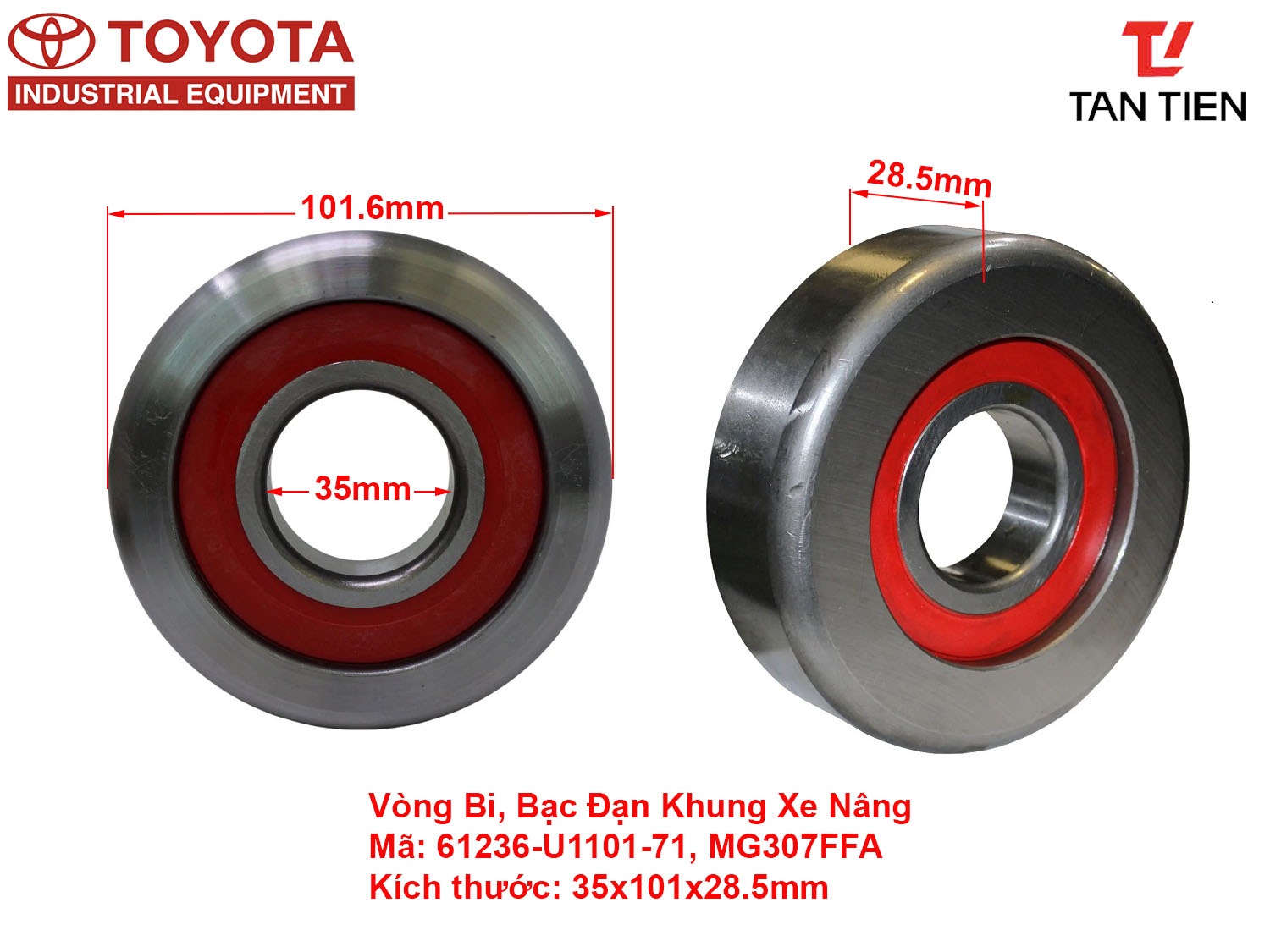 Vòng Bi Toyota 61236-U1101-71